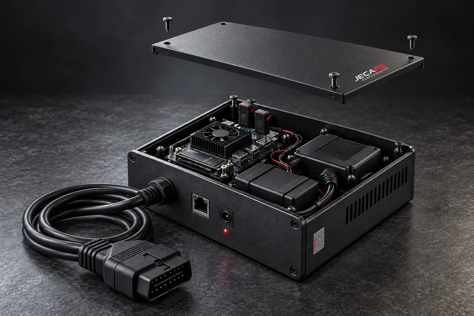Визуализация фирменного устройства miniBox JECARS