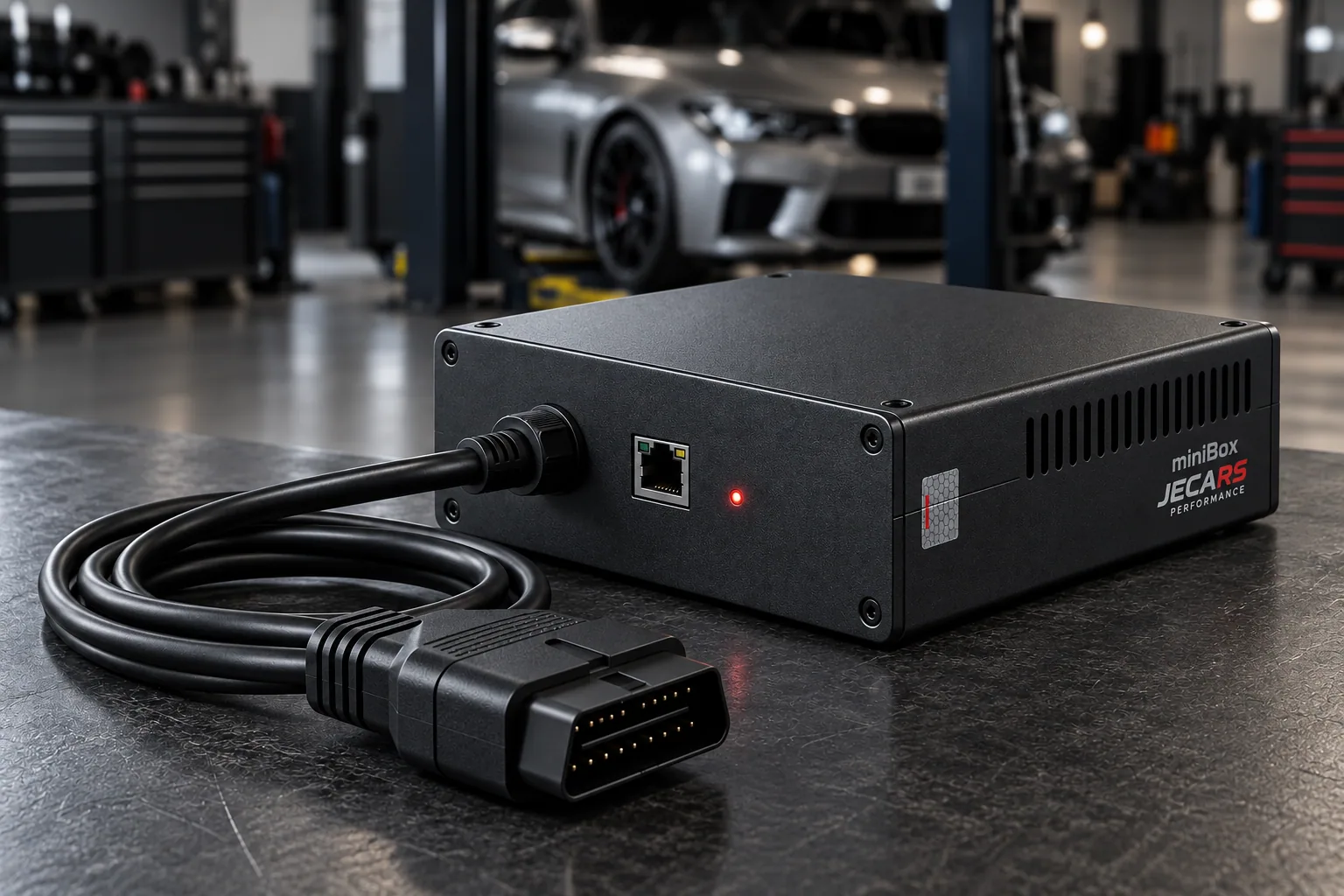 Визуализация miniBox JECARS в закрытом корпусе