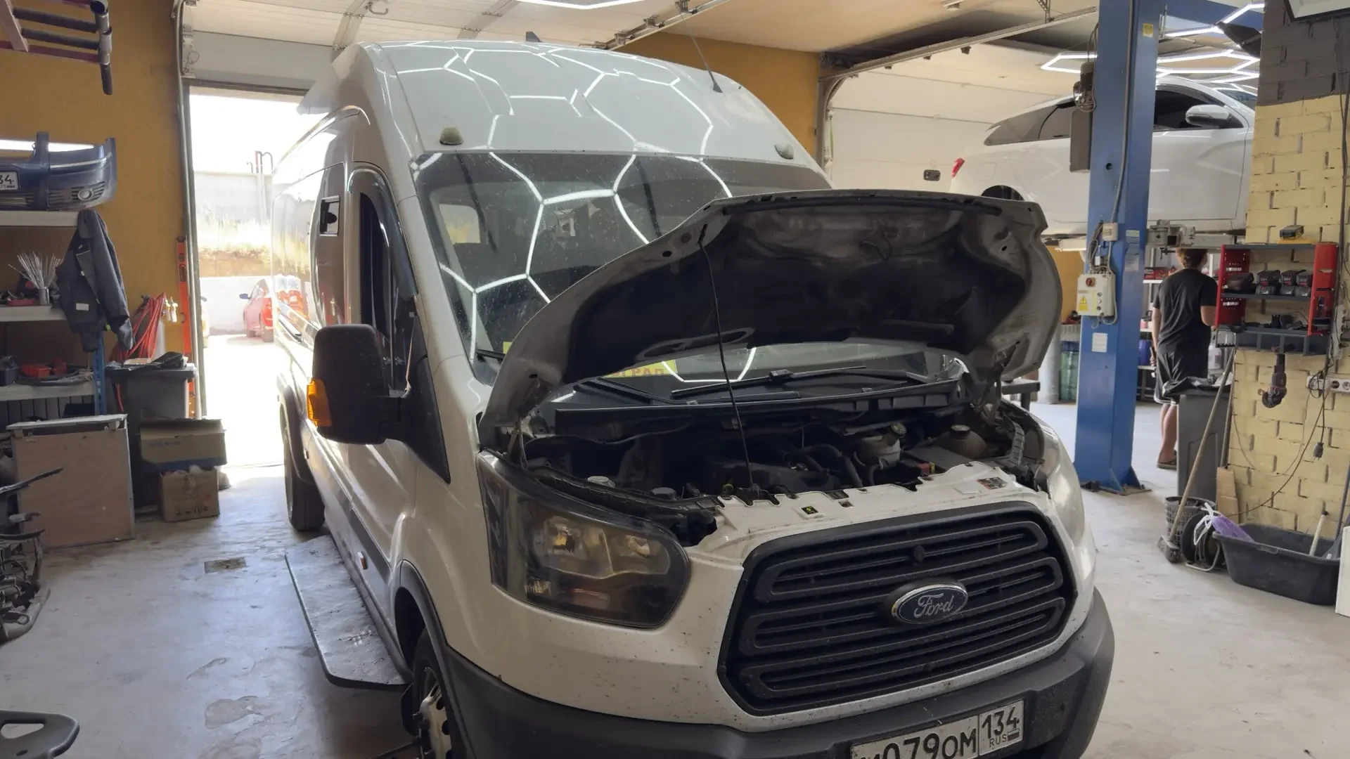 Ford Transit — Удаление катализатора, Ремонт выхлопа